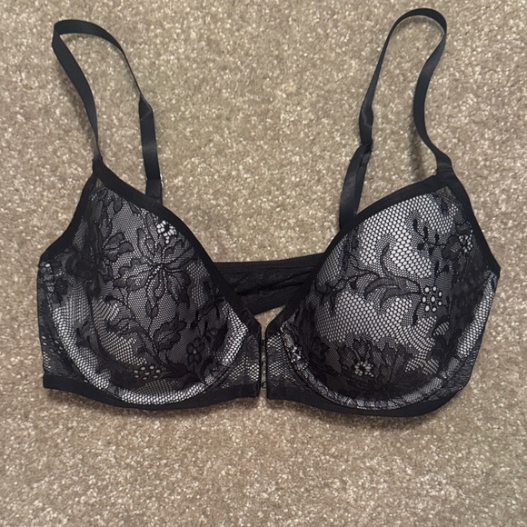 Natori Black Floral Lace Bra - Picture 1 of 15